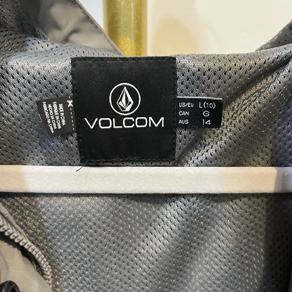 Volcom Gray Rain Jacket - Picture 3 of 3